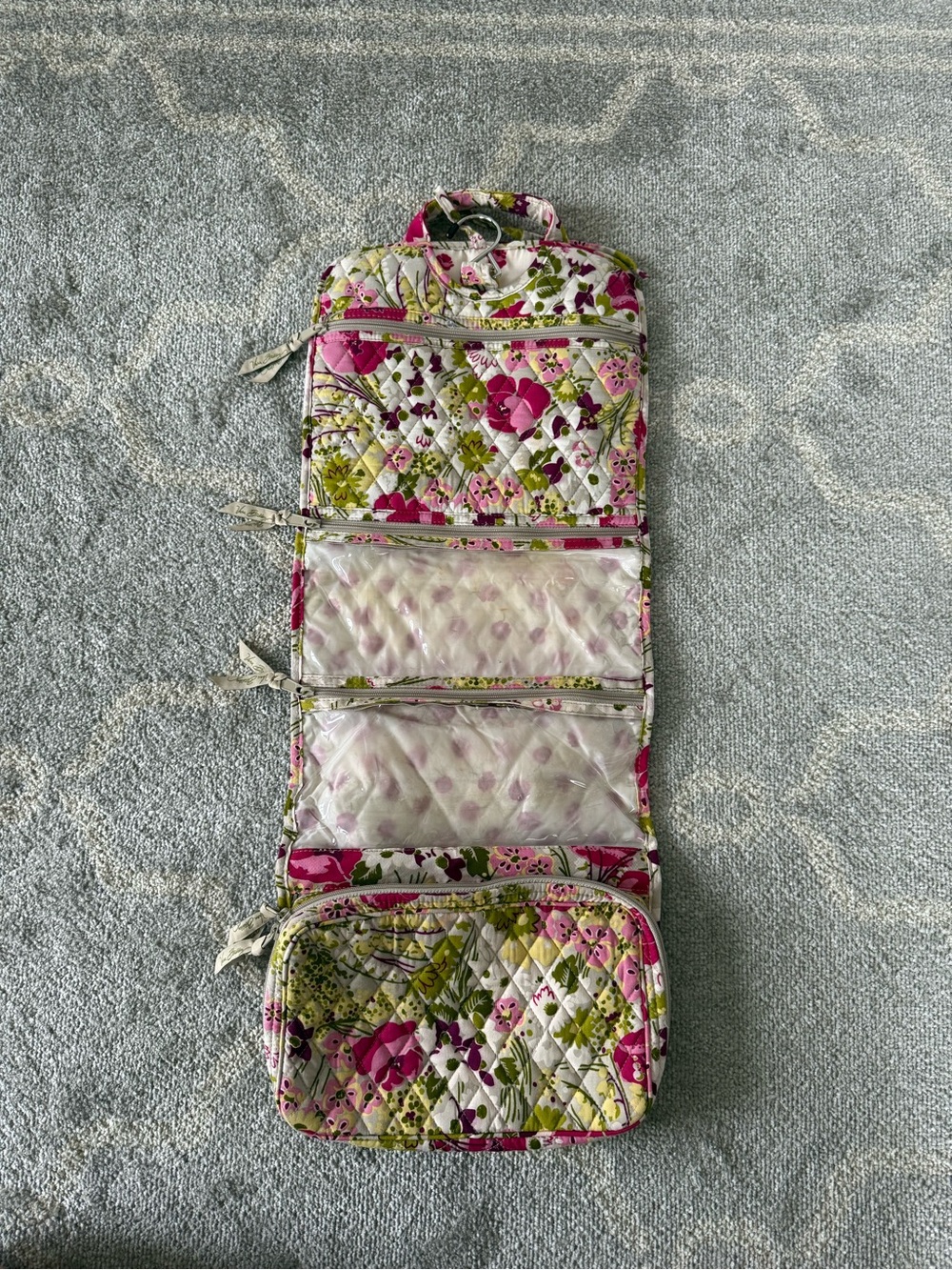 Vera Bradley Hanging Travel Organizer – Pink Floral - Picture 2 of 6